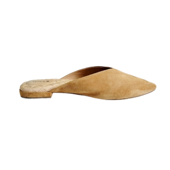 Birdies The Swan Mules in Golden Oak Suede Size 9 - Picture 8 of 15